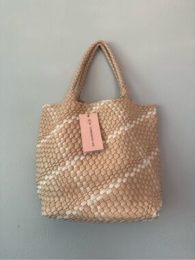 Expressions NYC Woven Shoulder Bag with pouch